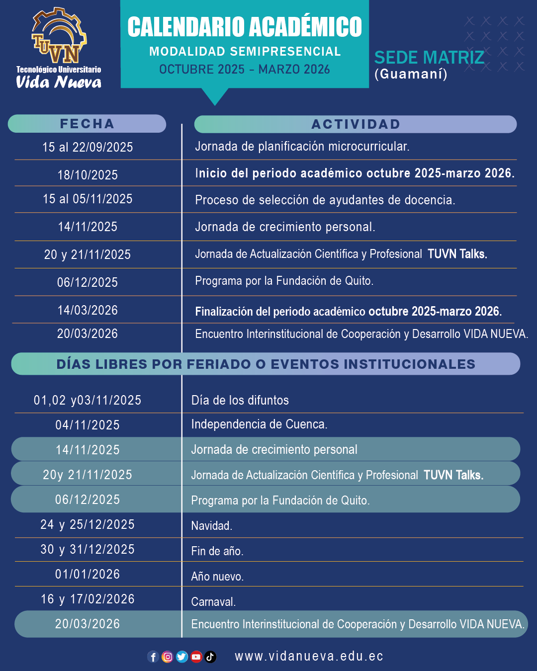 CALENDARIO ACADEMICO SEDE MATRIZ 2526 Mesa de trabajo 1 02